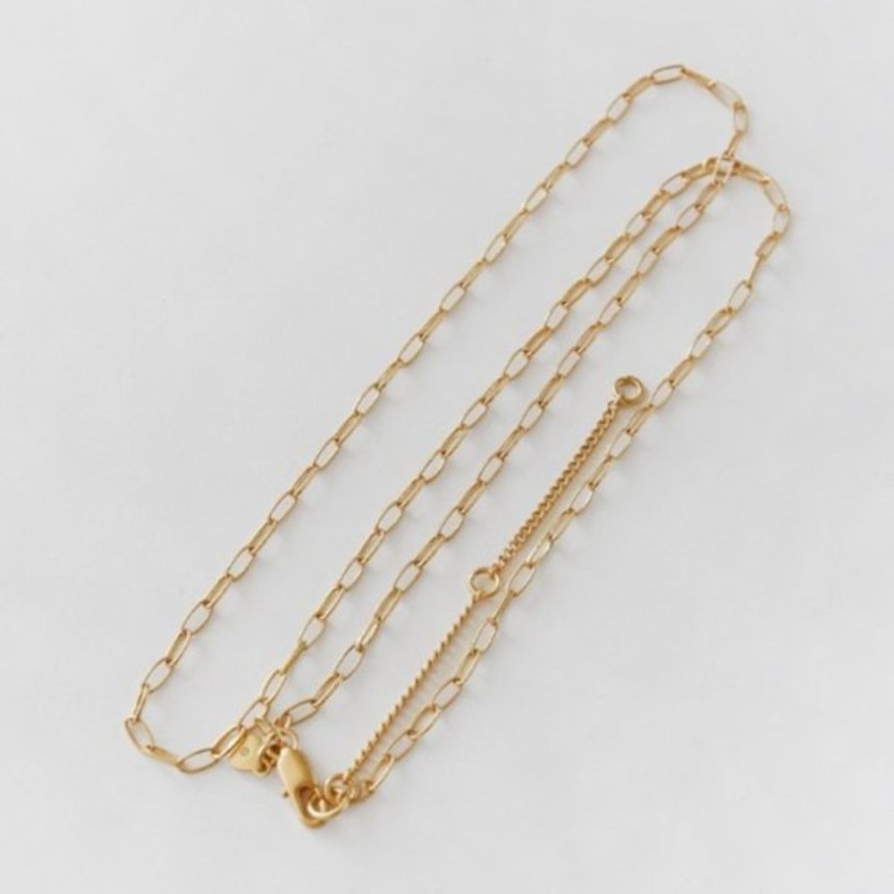 Madewell Paperclip Chain Long Necklace